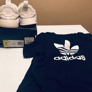 Nmd  and adidas shirt medium